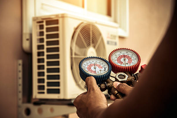 Professional Ac Installation technician working in Wentworth, NC